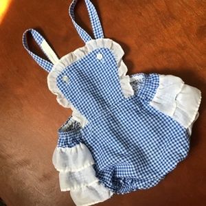 Vintage Girls Merry Capers Bibs